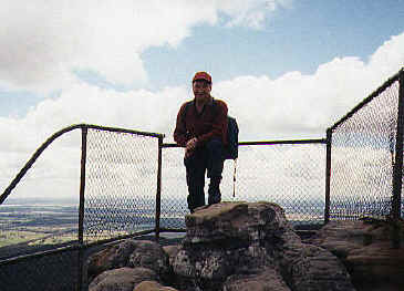 Dad at the  Pinnacles